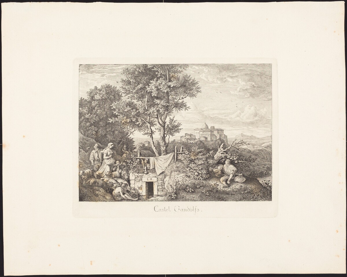 Castel Gandalfo by Ludwig Richter