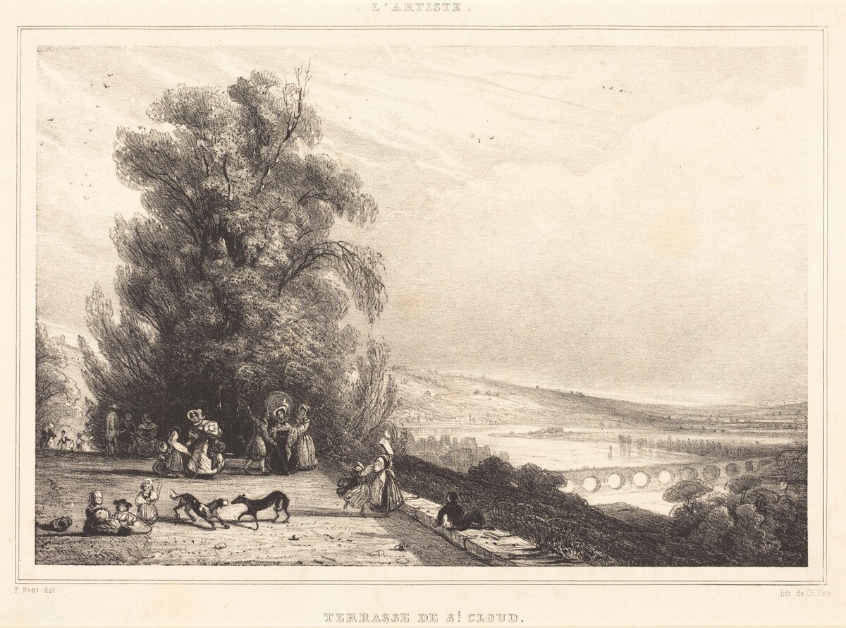 Terrace of St. Cloud (Terrasse de St. Cloud) by Paul Huet