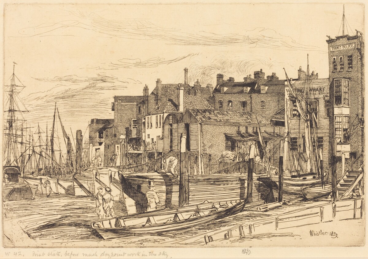 Thames Police by James McNeill Whistler