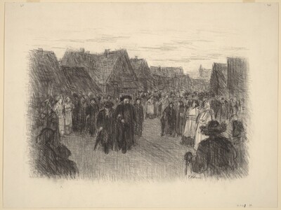 Village Arrival of the Rabbi