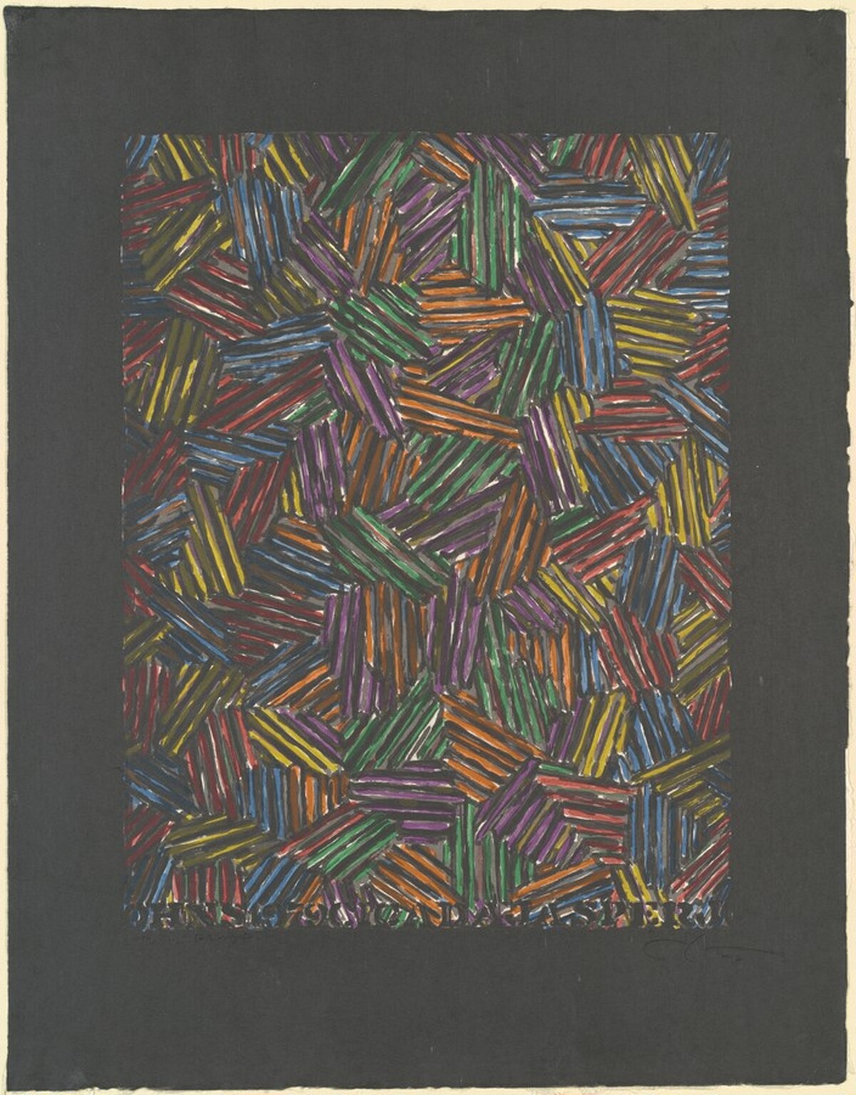 Cicada II [trial proof] by Jasper Johns