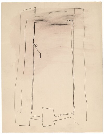 Untitled (Sketch for Harvard Mural)