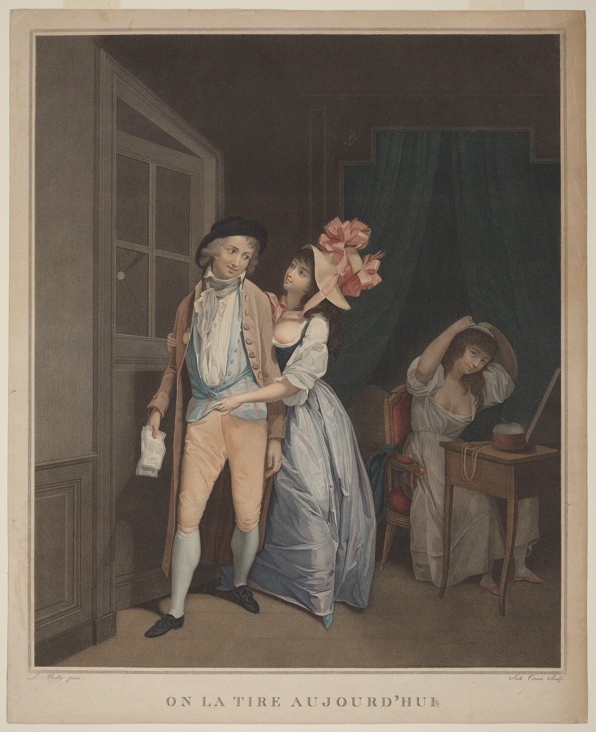 It was pulled today (On la tire aujourd'hui) by Salvatore Tresca after Louis-Léopold Boilly