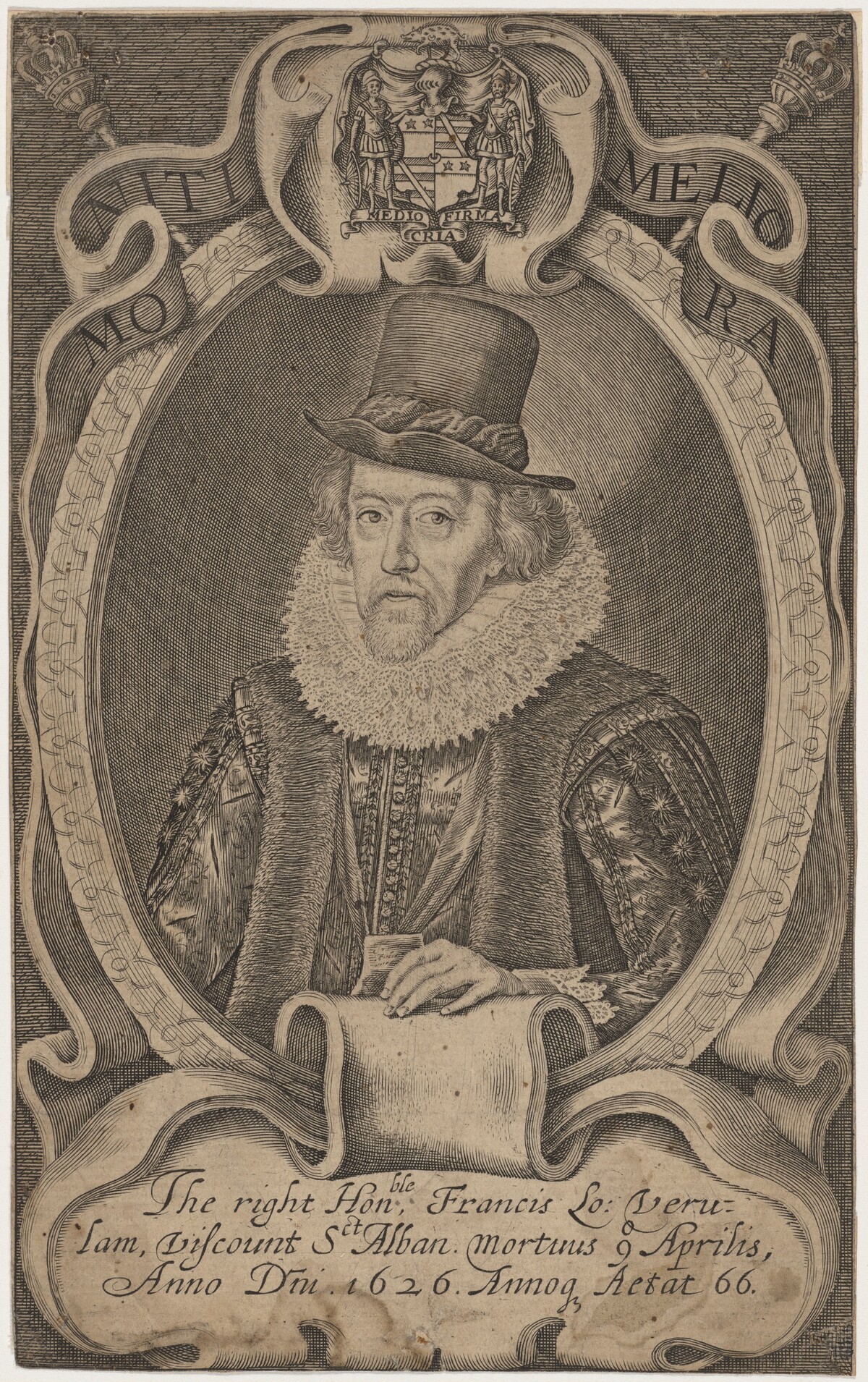 Sir Francis Bacon by Simon de Passe