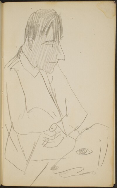 junger Mann mit Hund (Younger Man with Dog) [p. 15]