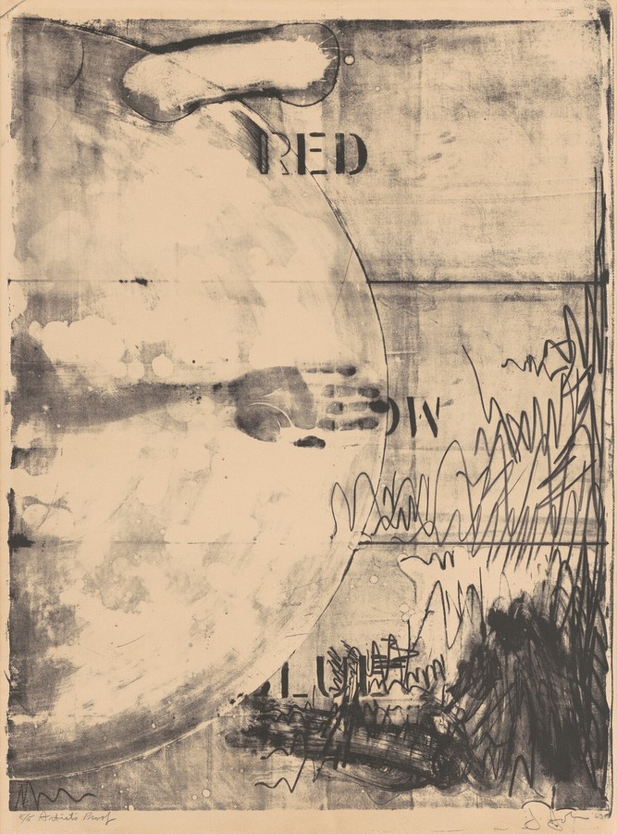 Hatteras [artist's proof] by Jasper Johns