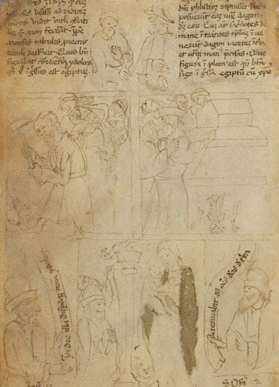 The Destruction of the Egyptian Idols [verso]
