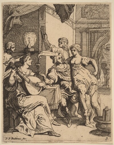 The Prodigal Wasting His Substance in the Tavern