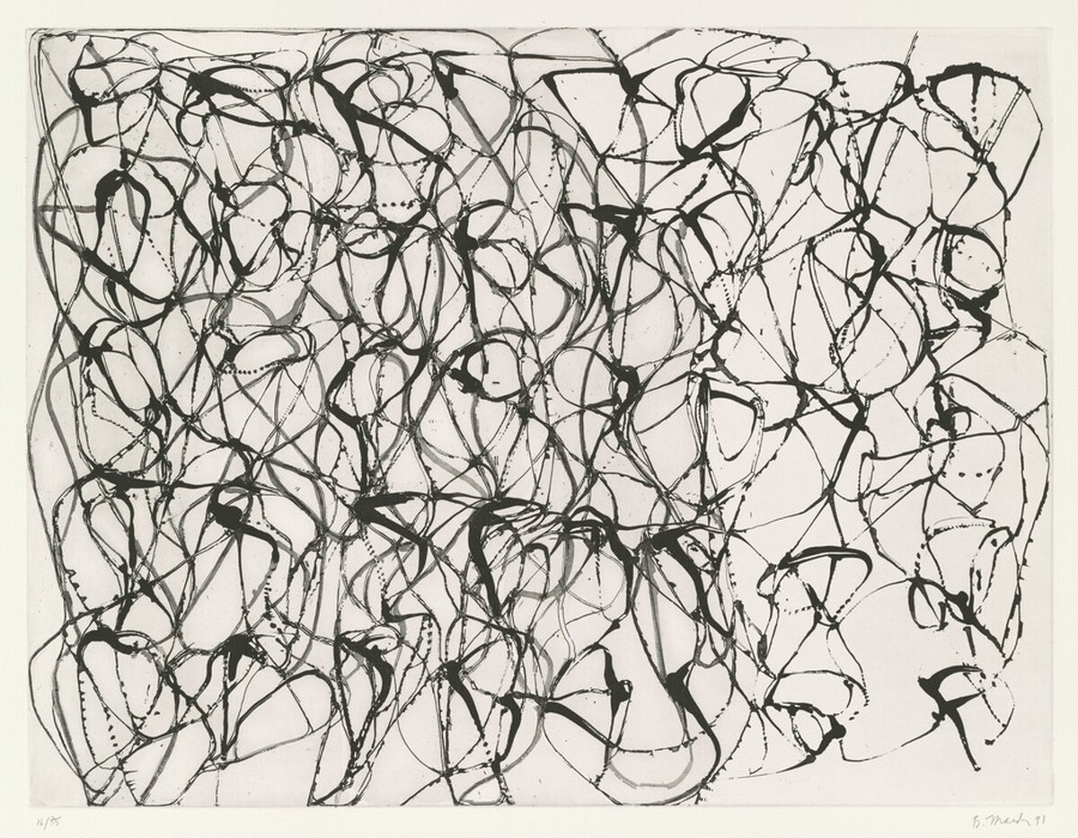 Zen Study 5 by Brice Marden