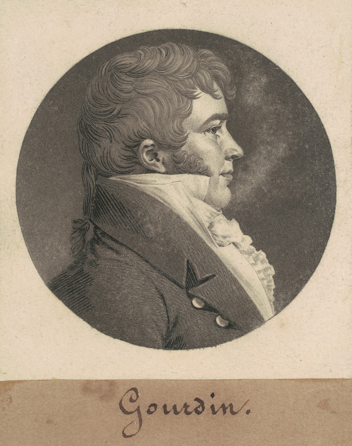 Unidentified Man by Charles B. J. Févret de Saint-Mémin