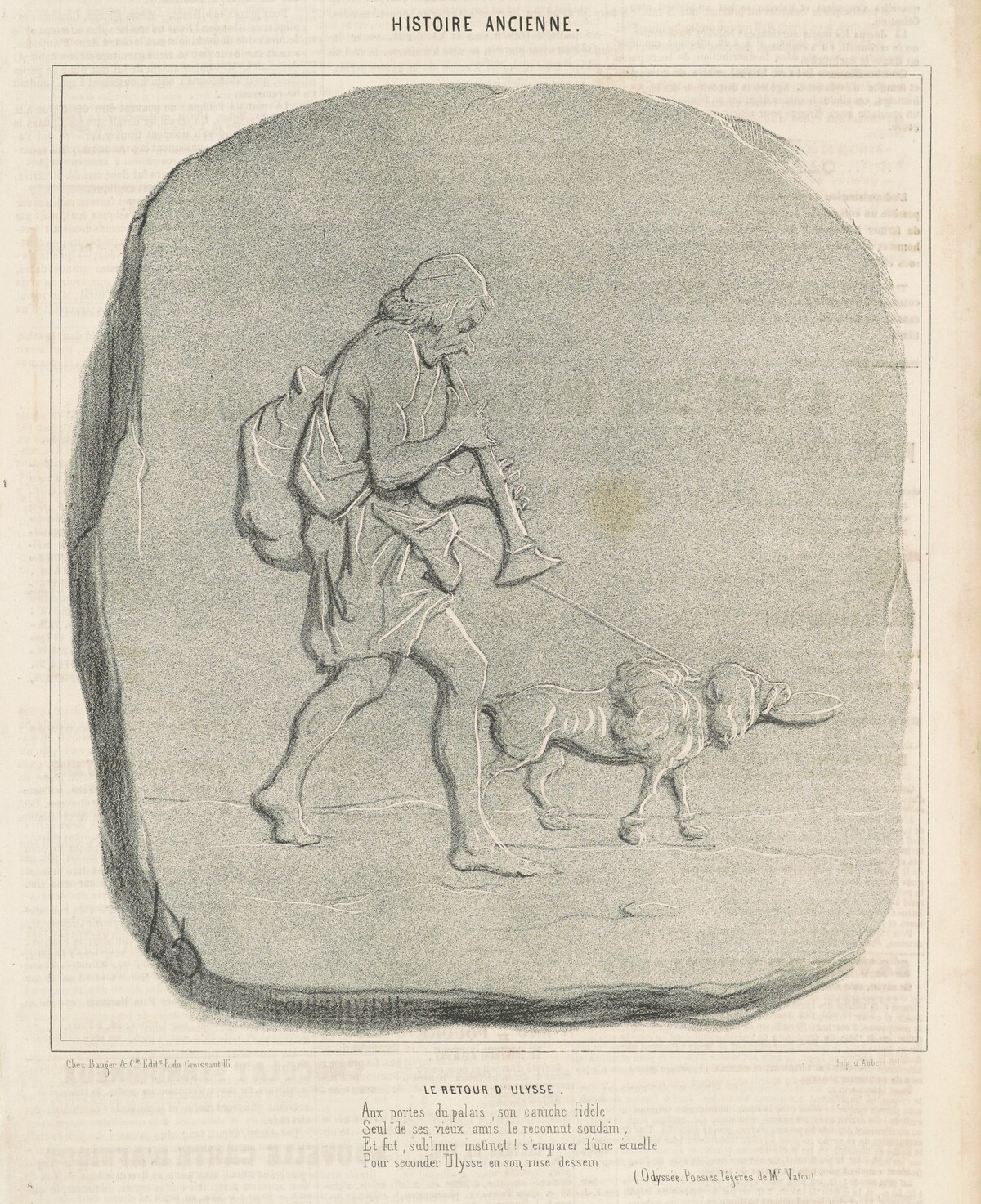 Le retour d'Ulysse by Honoré Daumier