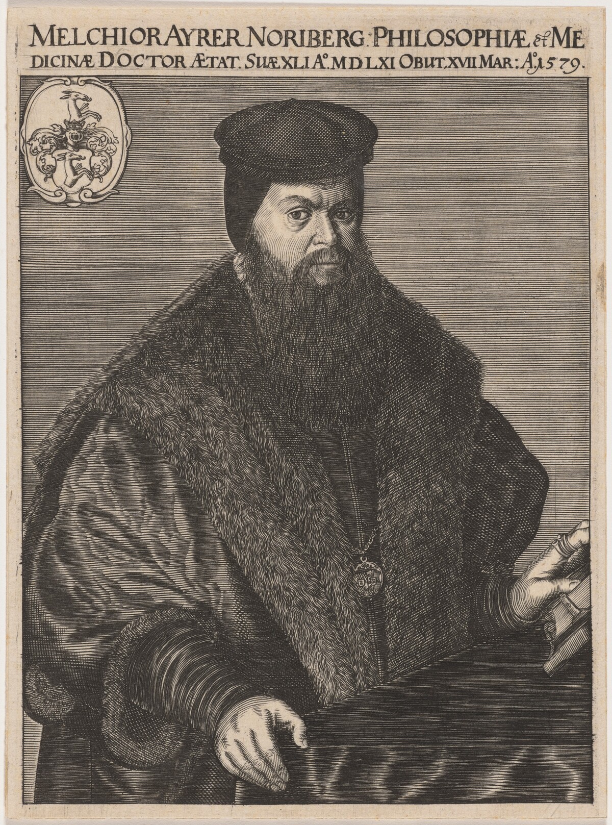 Melchior Ayrer, Philosopher and Doctor by Unknown Artist