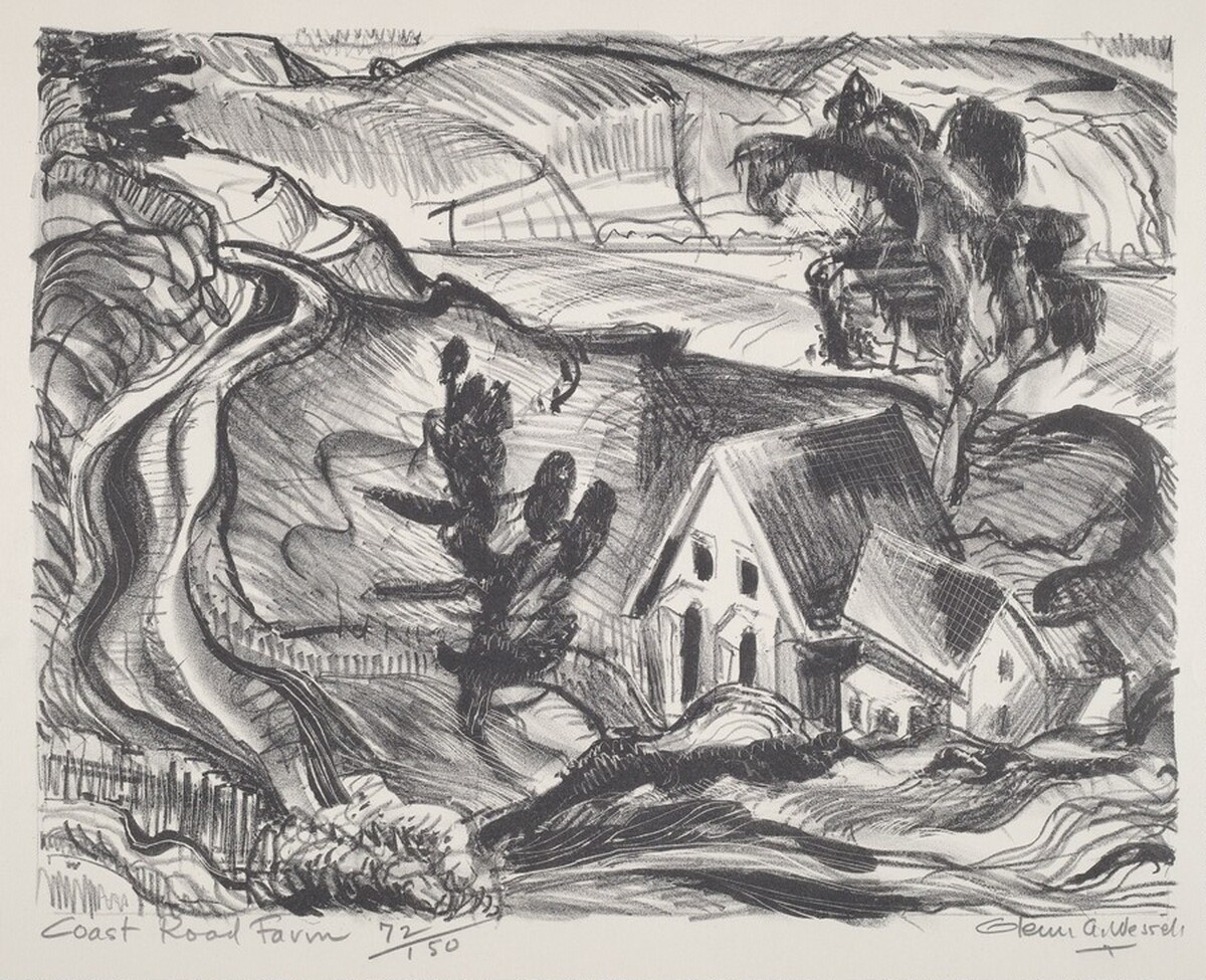 Coast Road Farm by Glenn Anthony Wessels