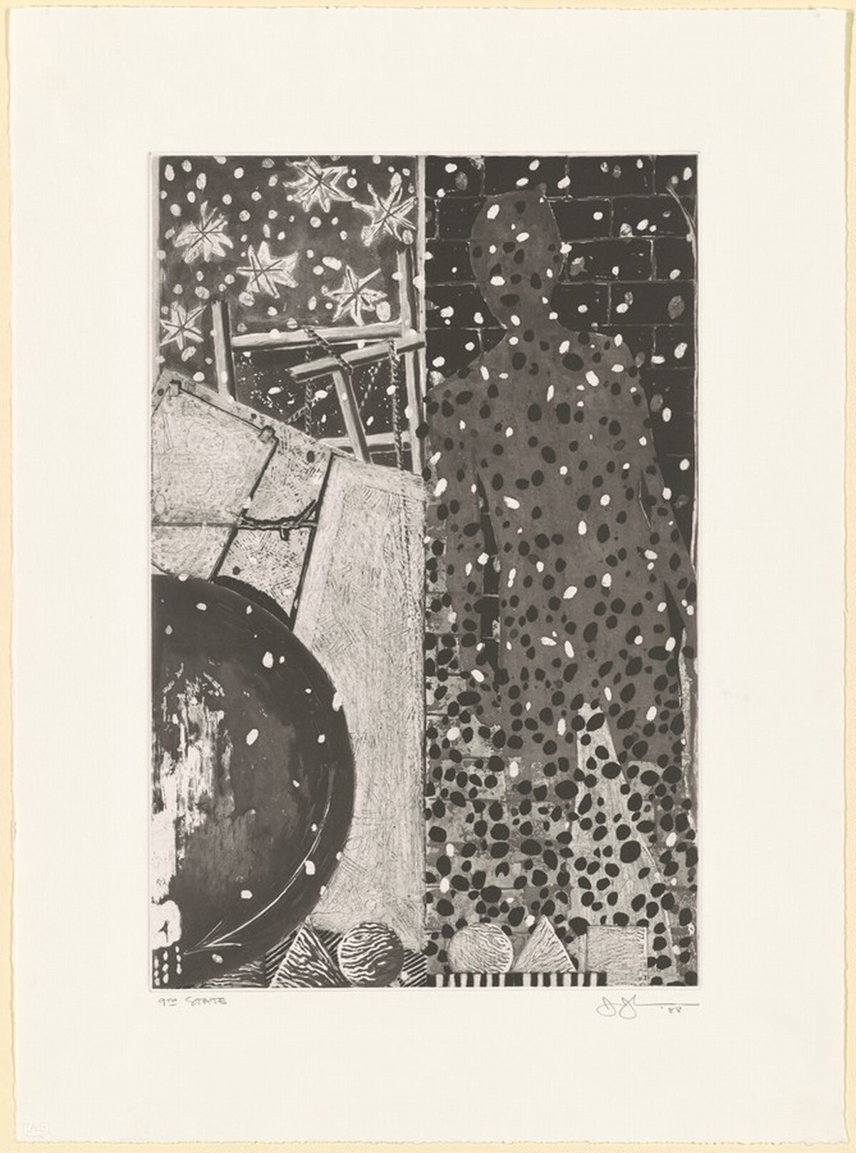 The Seasons (Winter) [state proof of 9th state] by Jasper Johns