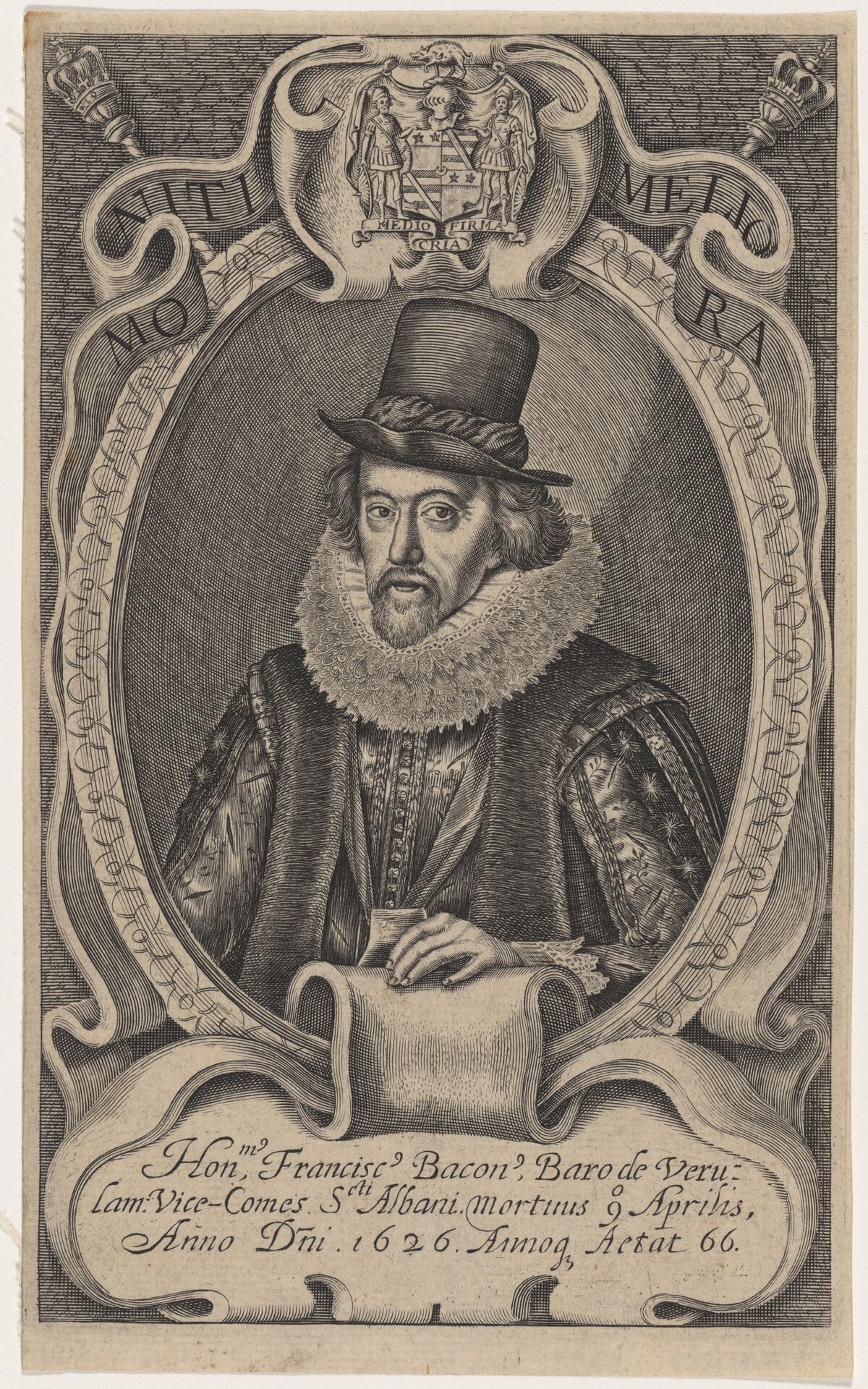 Sir Francis Bacon by Simon de Passe
