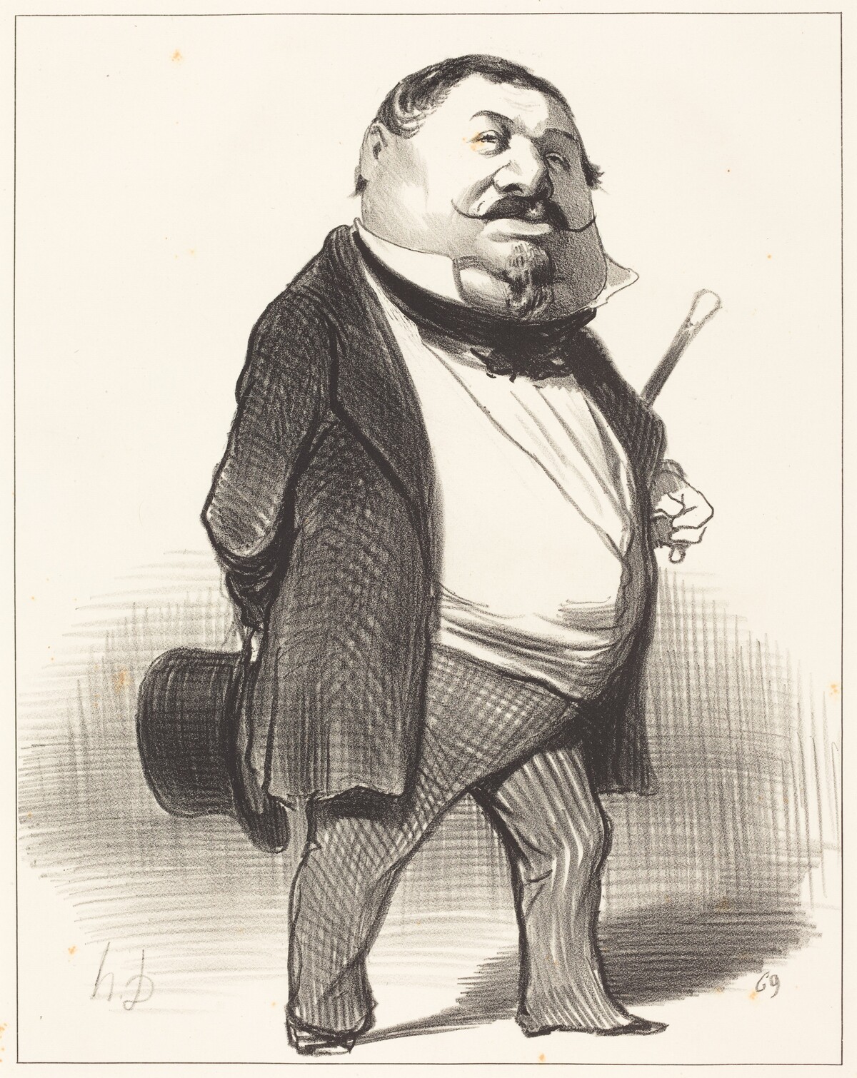 Prince Lucien Murat by Honoré Daumier