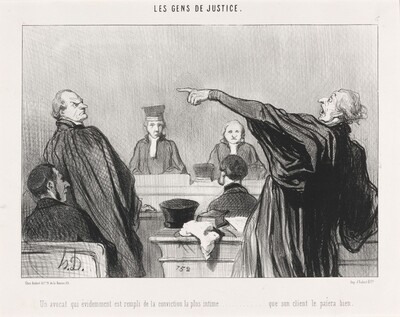 Un Avocat qui est... rempli de la conviction... intime...