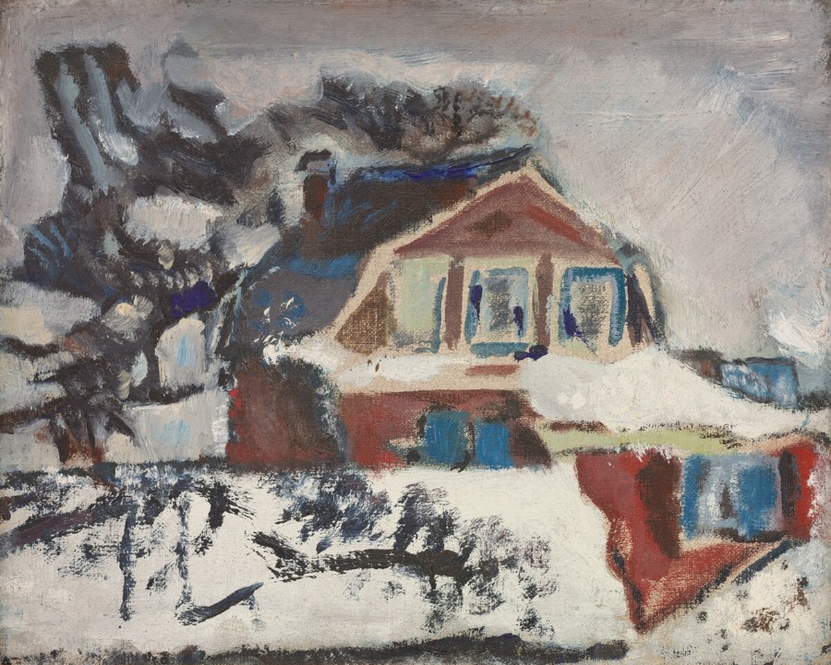 House with Dutch Roof by John Marin