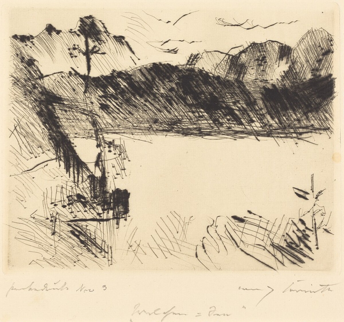 Walchensee by Lovis Corinth
