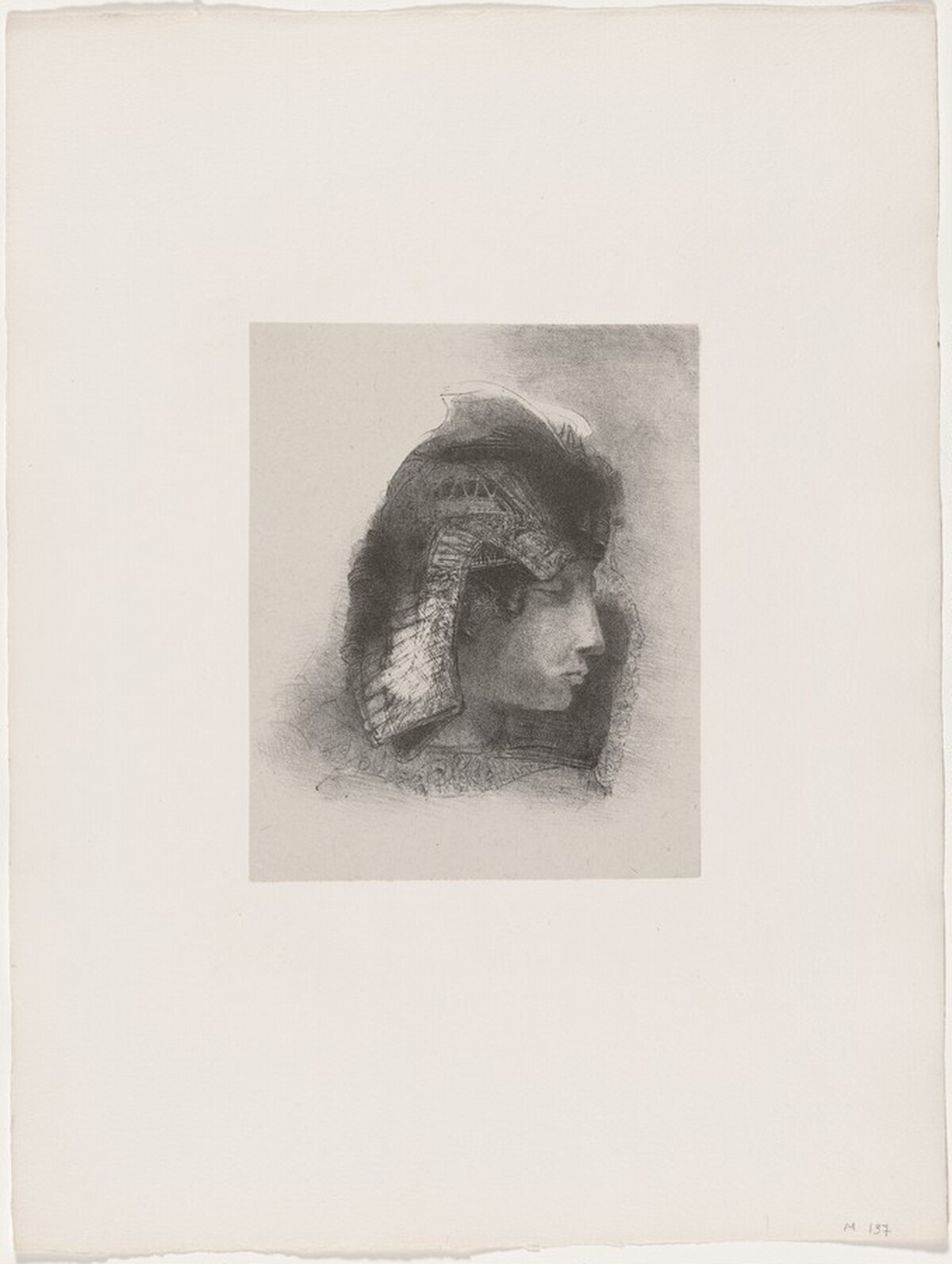 Mes Baisers ont le Gout d'un Fruit Qui Se Fondrait Dans Ton Coeur!... by Odilon Redon, Georges Aubert after Redon, and Gustave Flaubert (author)