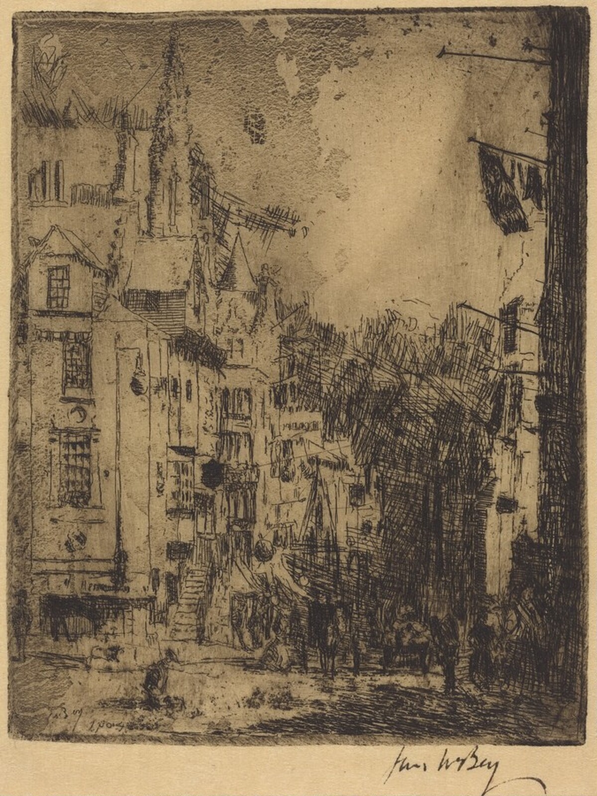 John Knox's House by James McBey