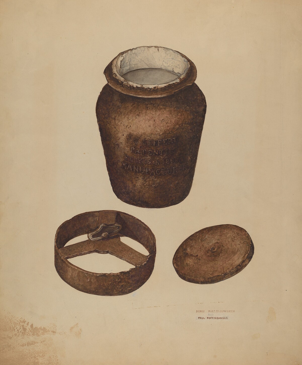 Cast Iron Fruit Jar by Doris Hollingsworth