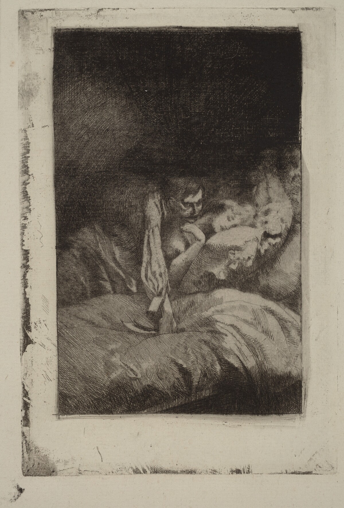 The Murder (Le Meurtre) by Albert Besnard