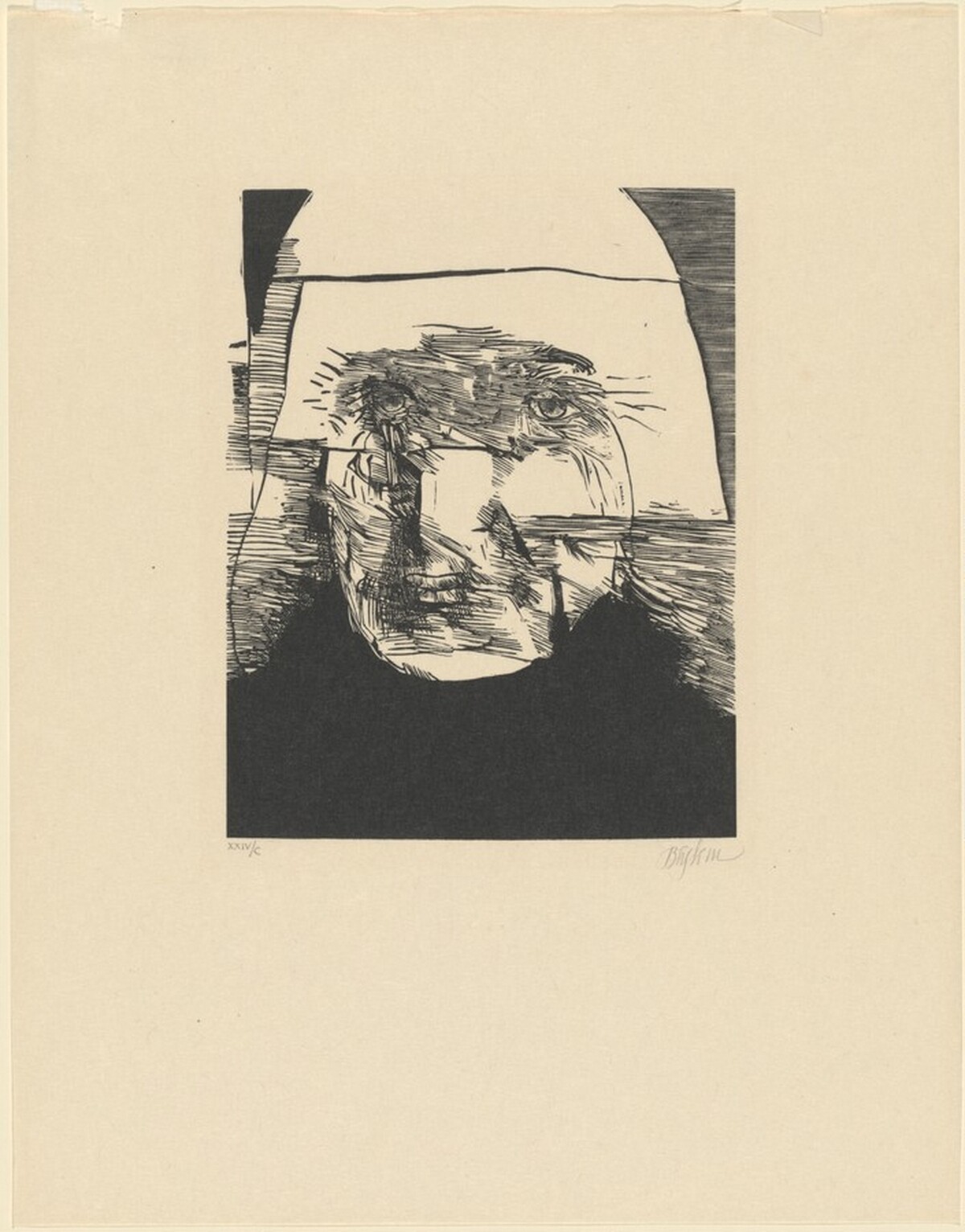 Charles Meryon by Leonard Baskin
