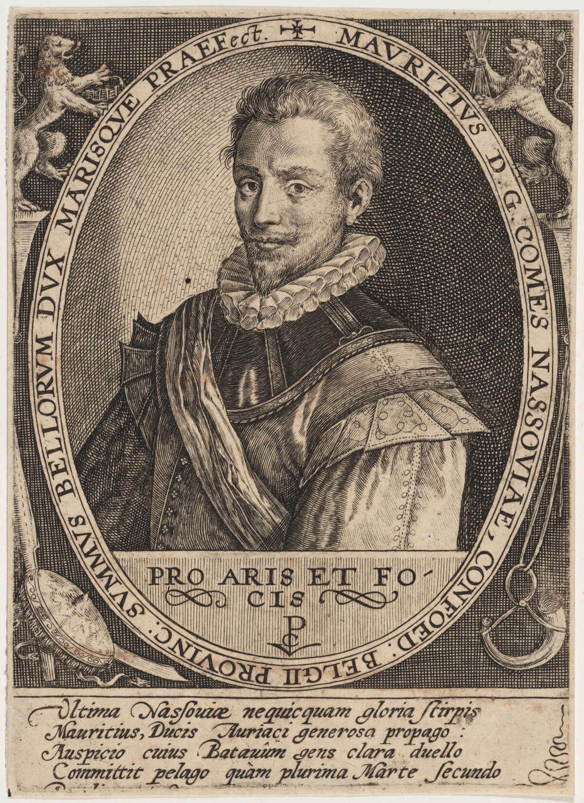 Maurice of Nassau, Prince of Orange by Crispijn de Passe I