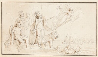 An Allegory of Britain's Naval Might