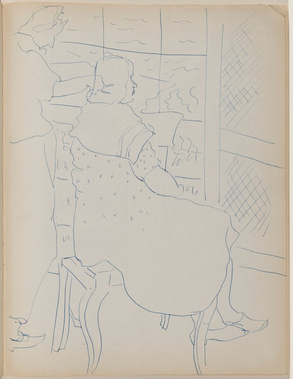 The Haircut by Milton Avery
