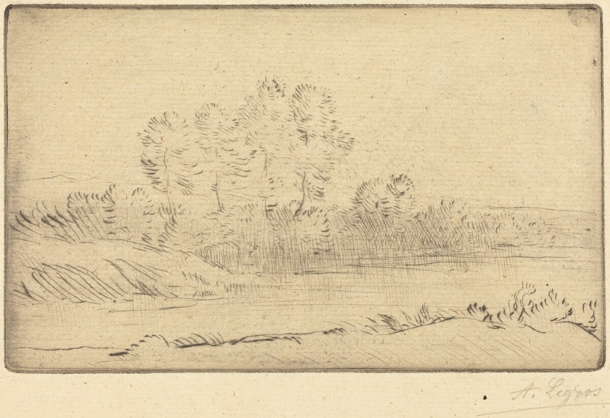 Near Nordkerque (Pres de Nordkerque) by Alphonse Legros