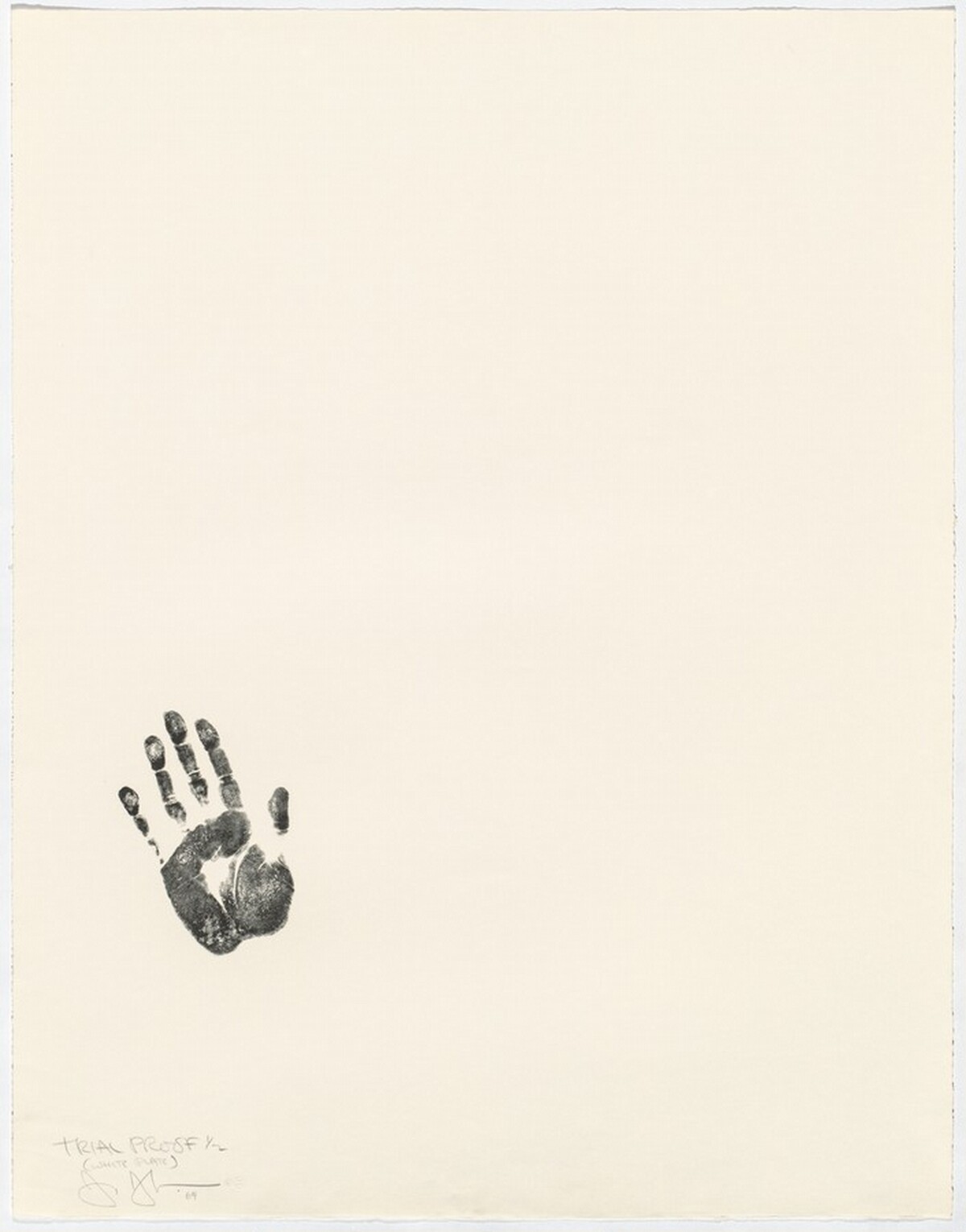 Figure 7 [trial proof] by Jasper Johns