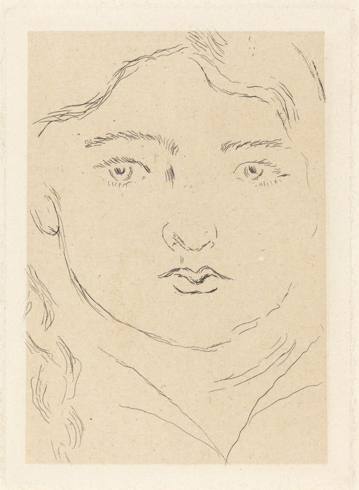 Head of a Child - Apollon (Tête d'enfant - Apollon) by Henri Matisse