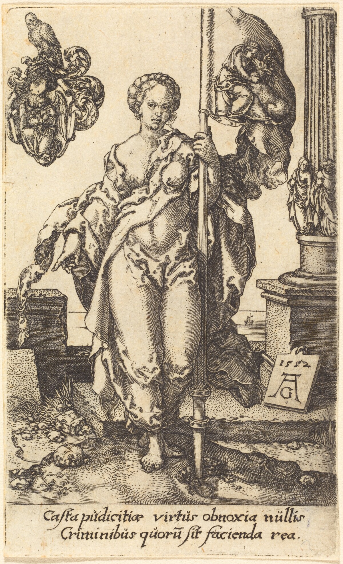 Chastity by Heinrich Aldegrever