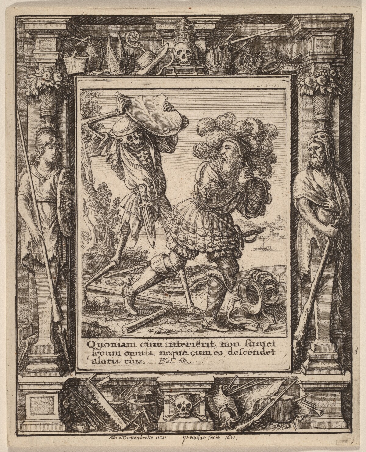 Count by Wenceslaus Hollar after Hans Holbein the Younger after Abraham van Diepenbeeck