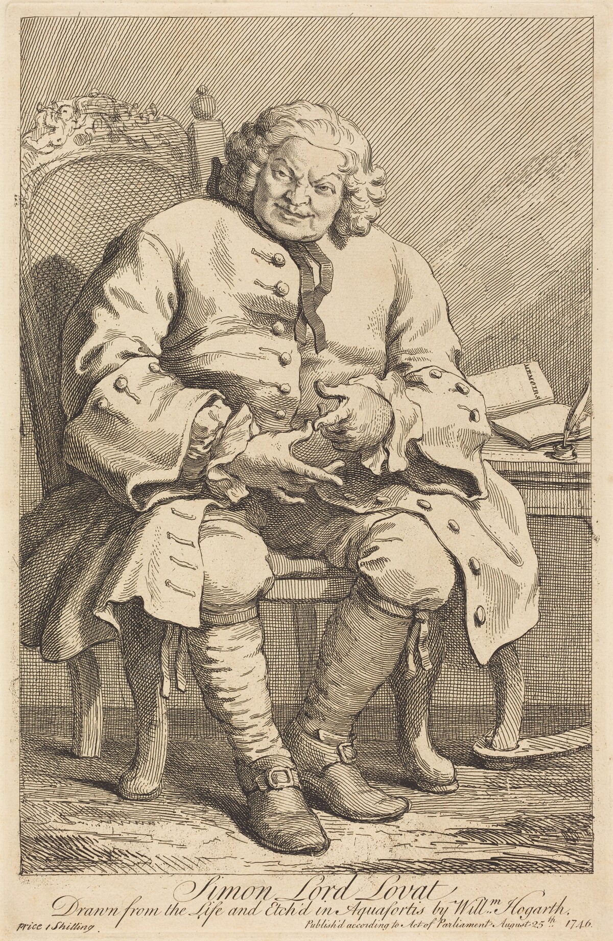 Simon Lord Lovat by William Hogarth