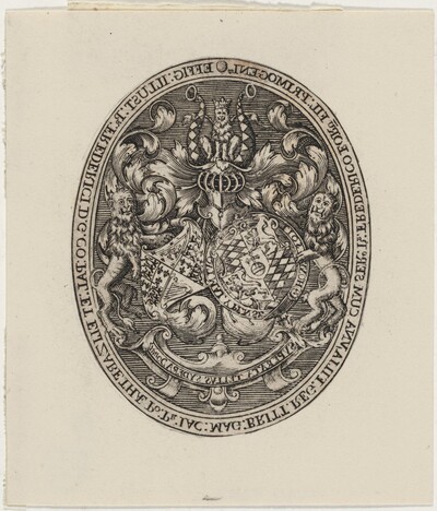 Shields of Frederick V, Elizabeth, and  Prince Frederick Henry