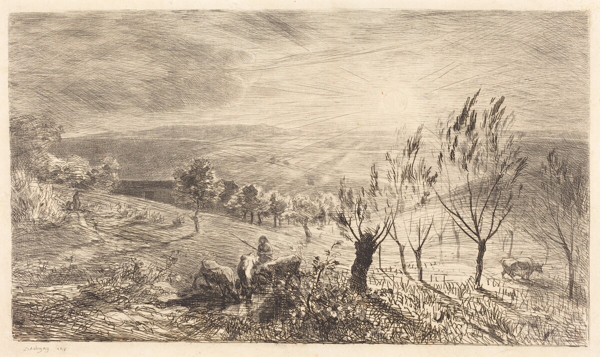Sunrise (Le Lever du soleil) by Charles-François Daubigny