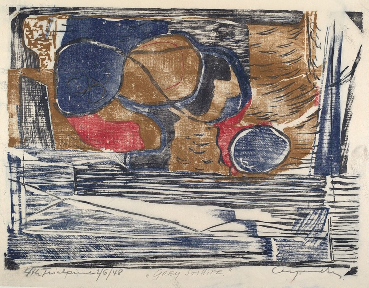 Grey Still Life by Adja Yunkers