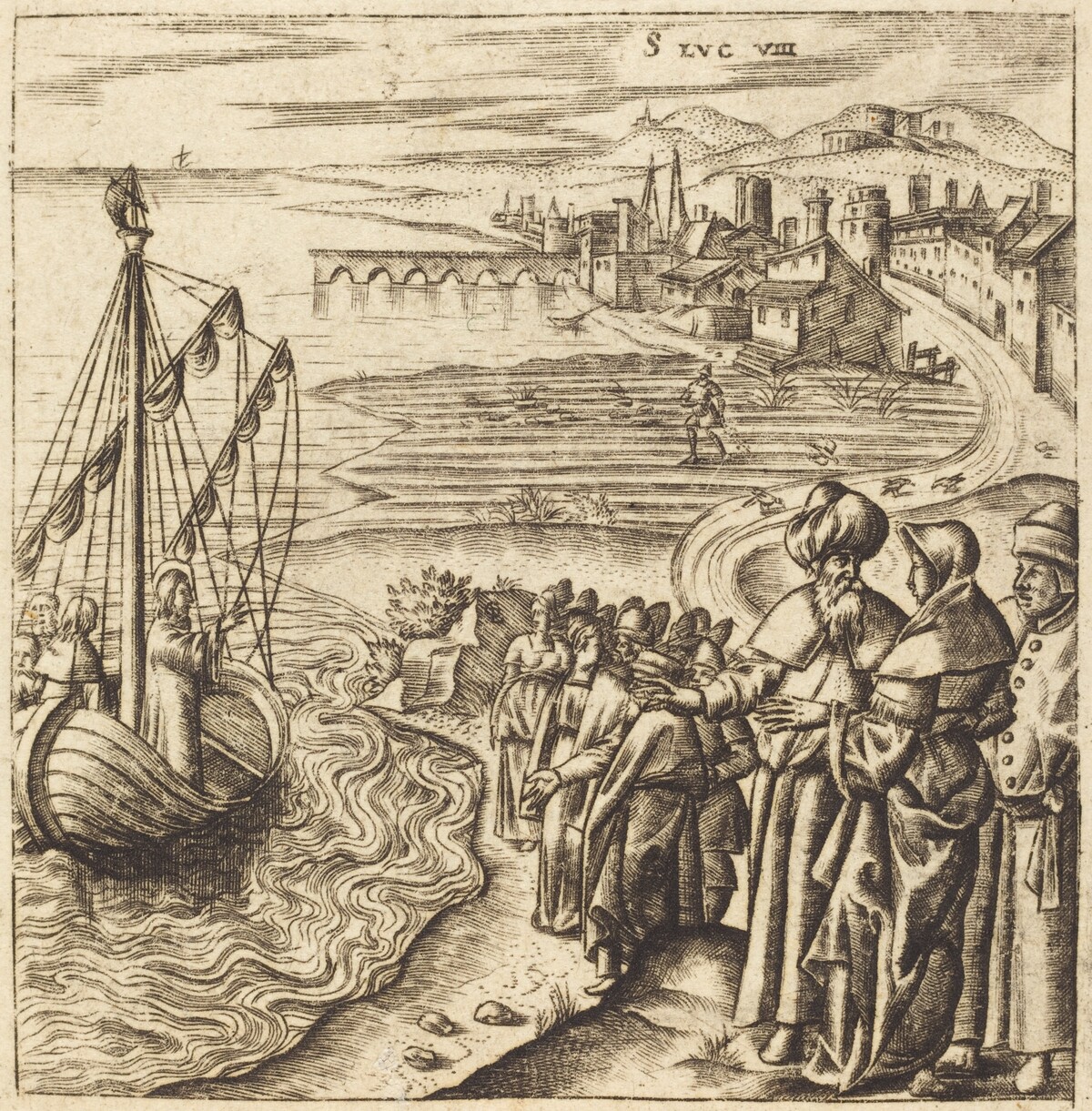 Christ on the Lake by Léonard Gaultier