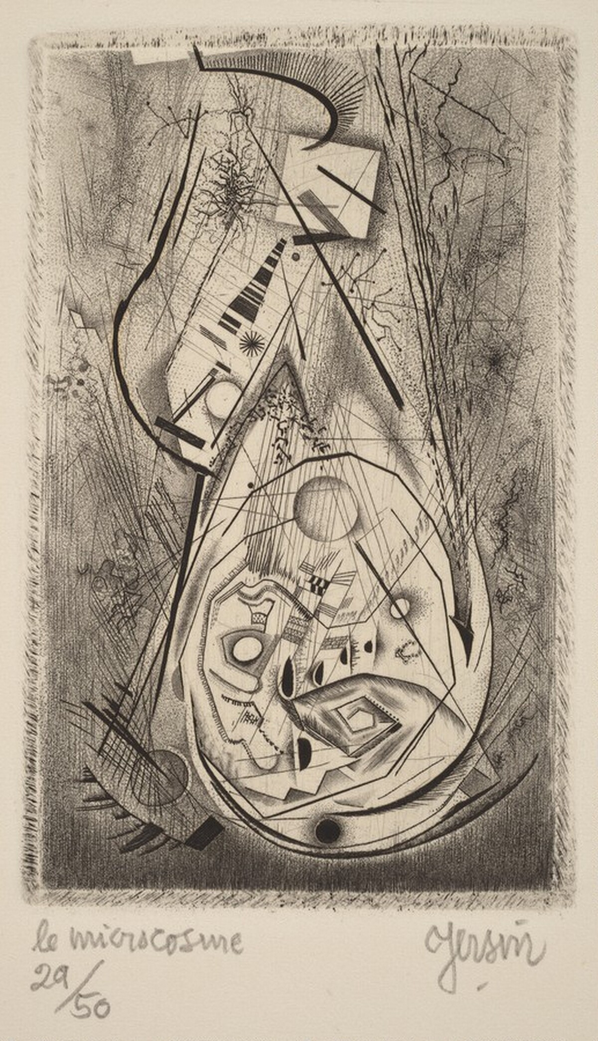 Le Microcosme (The Microcosm) by Albert Edgar Yersin