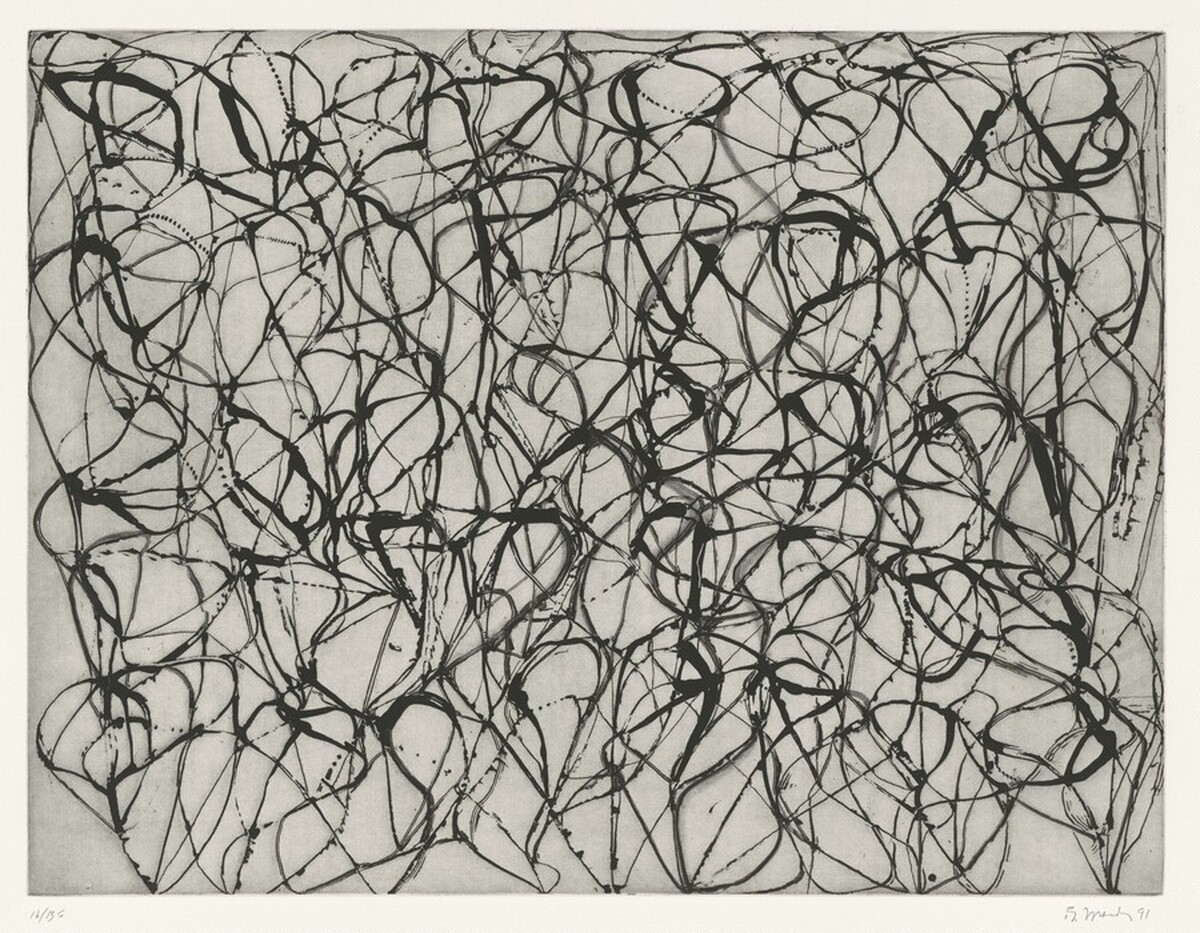 Zen Study 3 by Brice Marden