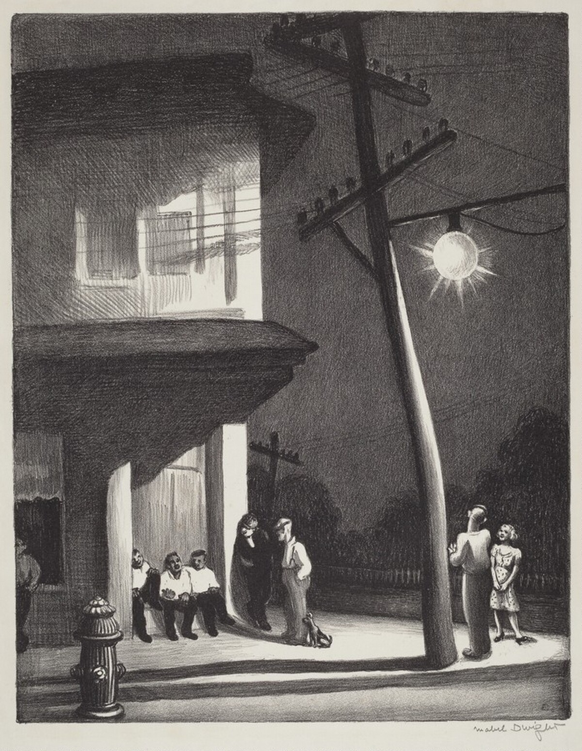 Summer Evening by Mabel Dwight