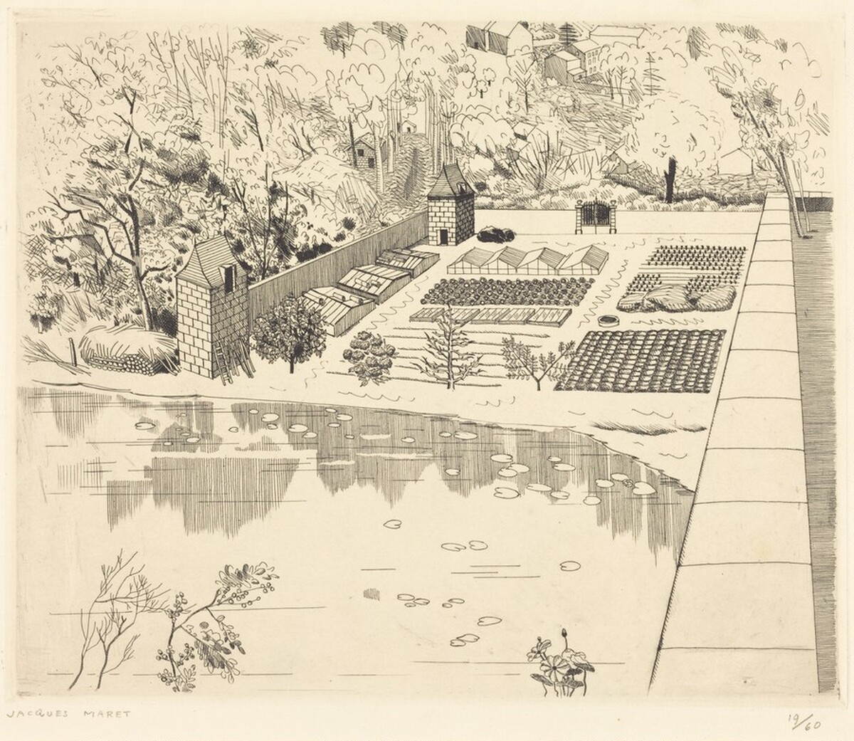Kitchen Garden of Anet (Le potager d'Anet) by Jacques Maret