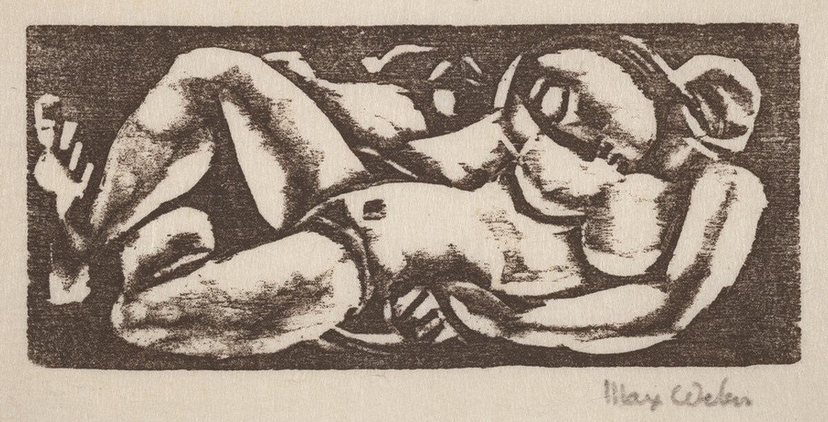 Reclining Nude by Max Weber