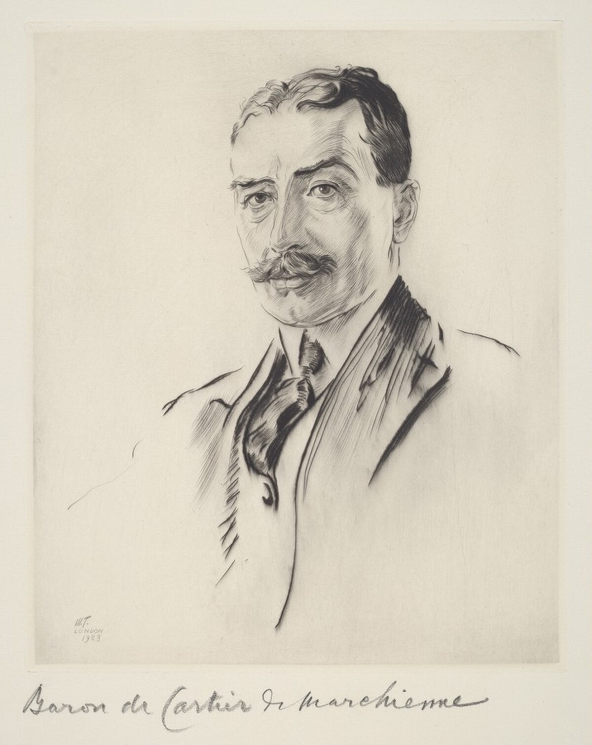 Baron du Cartier du Marchieme by Walter Tittle