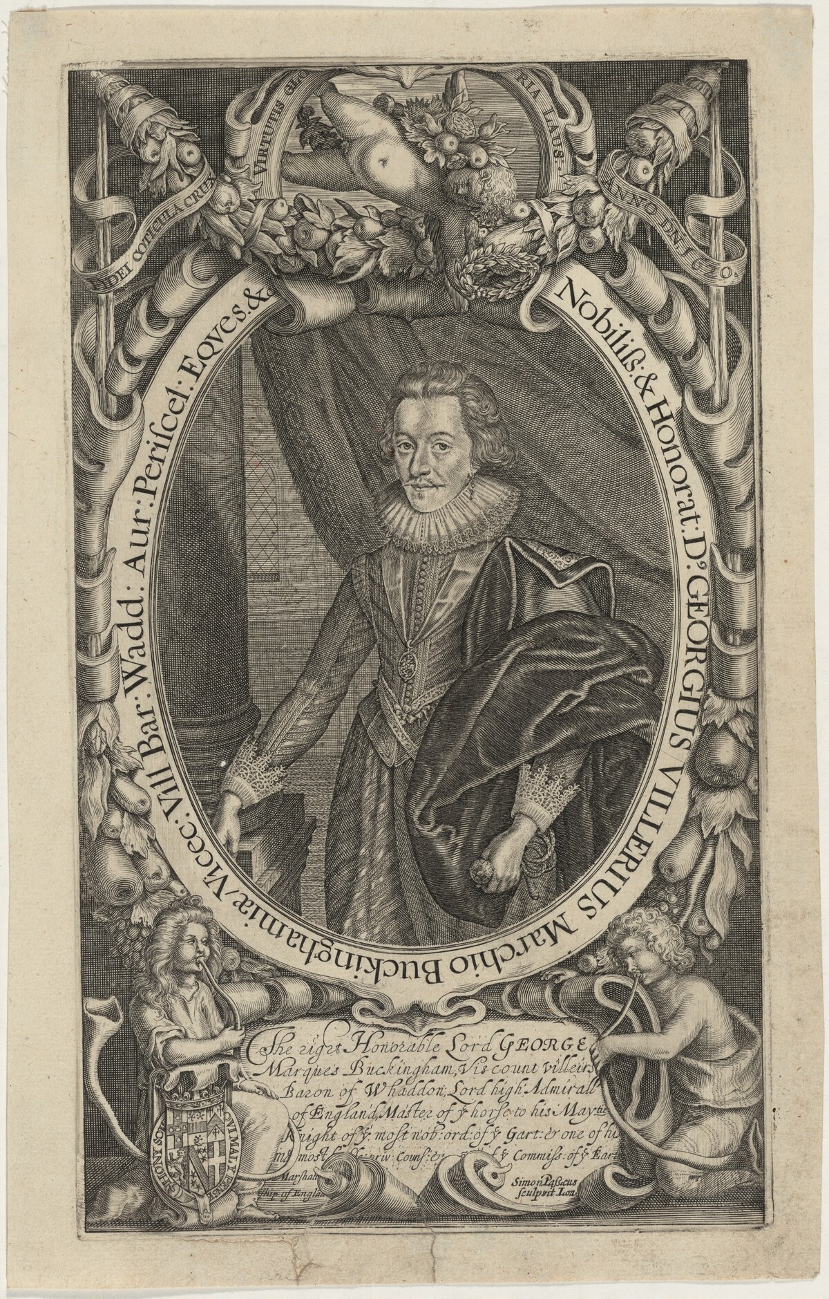George Villiers, First Duke of Buckingham by Simon de Passe