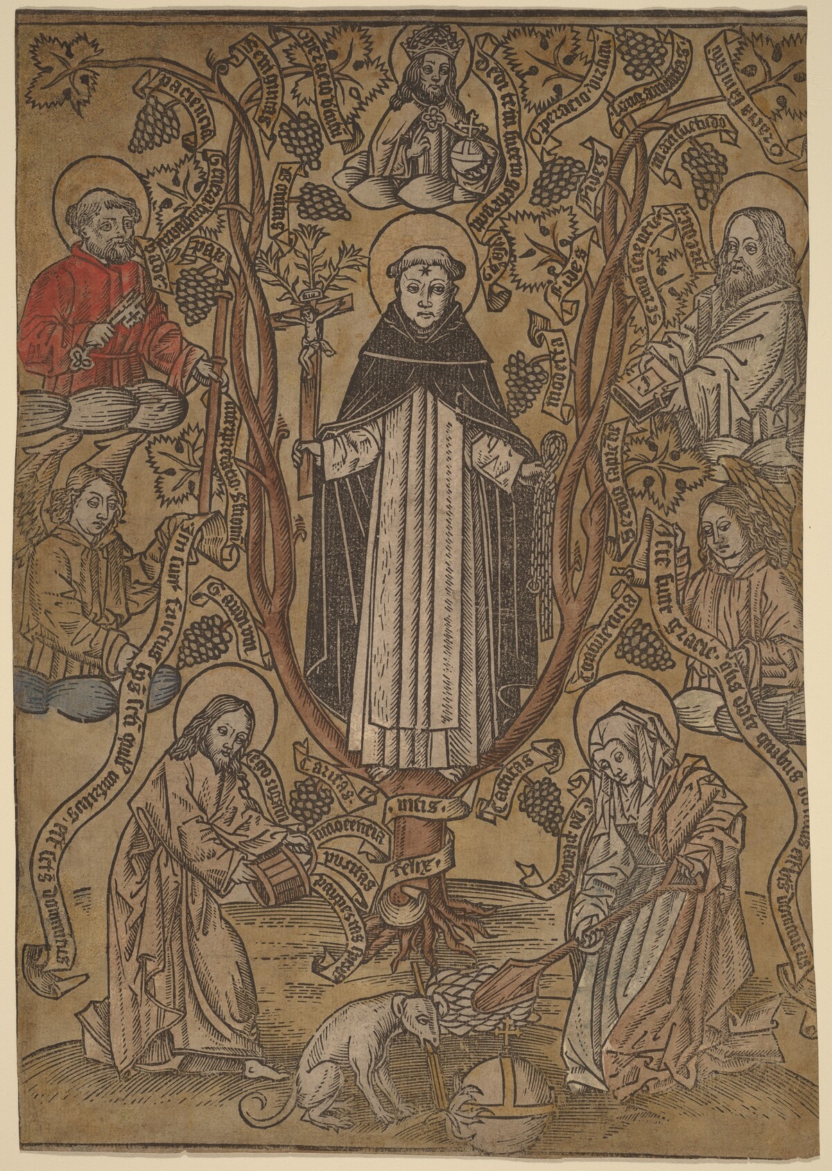 The Genealogical Tree of the Dominicans by Netherlandish 15th Century