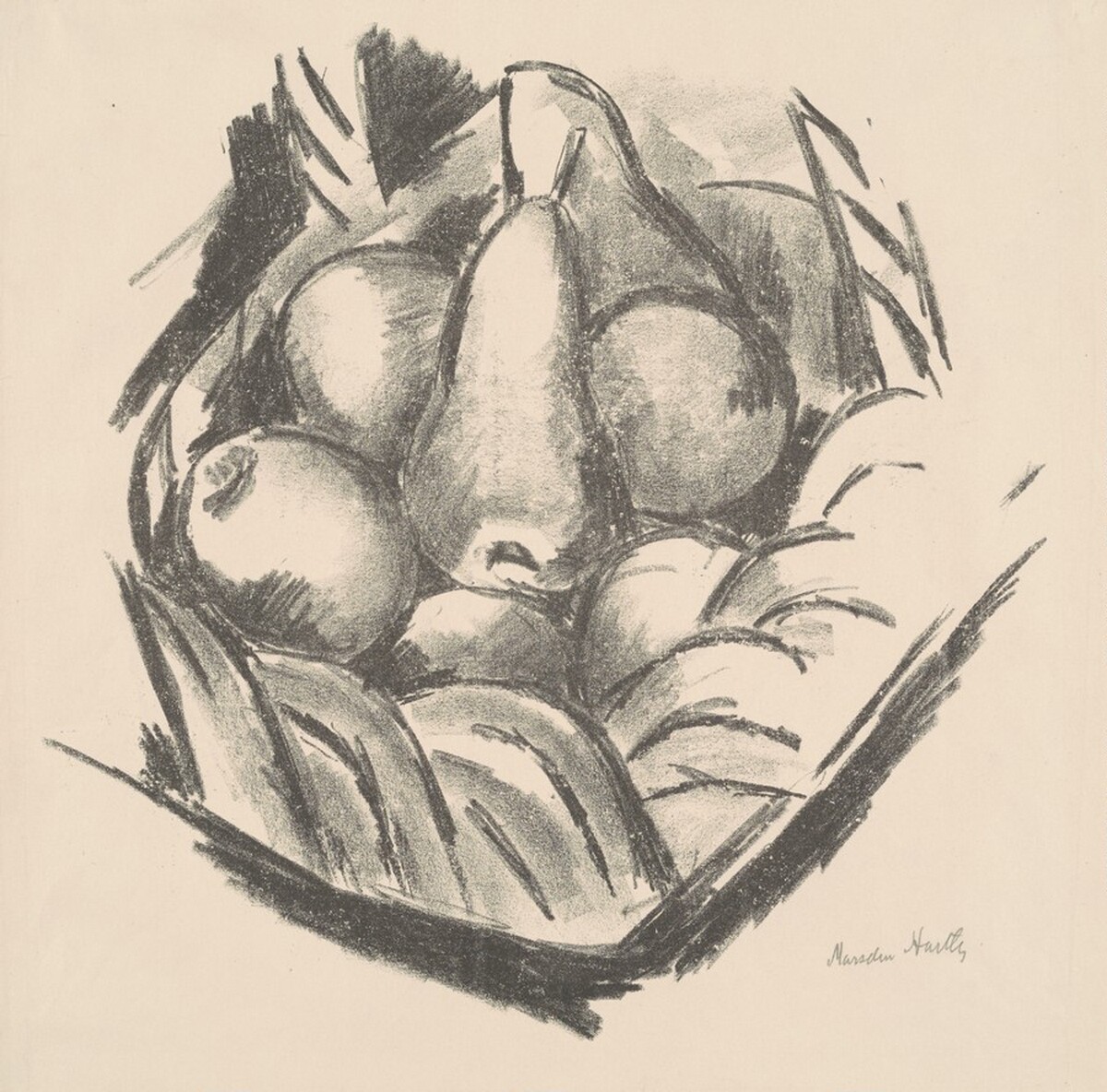 Fruit Basket by Marsden Hartley
